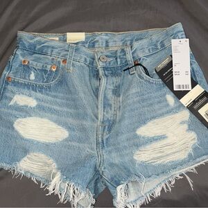 Levi’s 501 high rise shorts